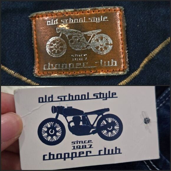 Chopper Club Old School Denim Jeans(A056)-Size 26 for Women - Picture 6 of 9